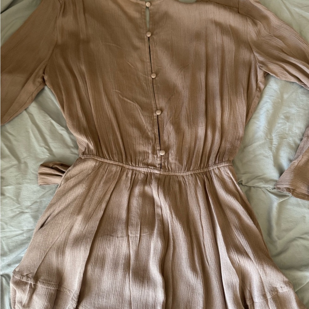 Showpo Sunday Breeze Playsuit in Taupe